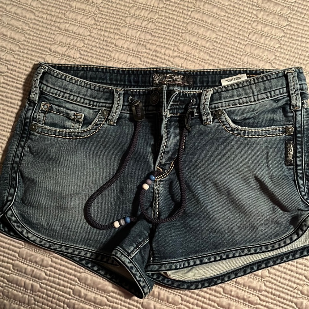 Silver brand jean shorts